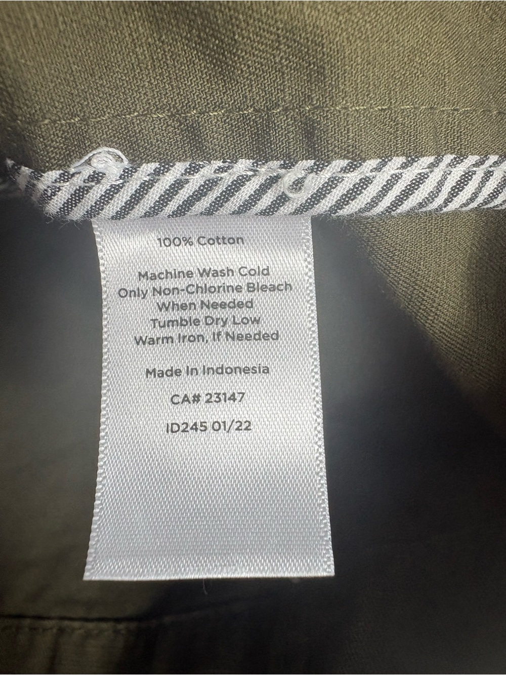 TALBOTS Lightweight Field / Utility Jacket in Deep Olive Green Size 4P (PETITE) - Picture 8 of 11